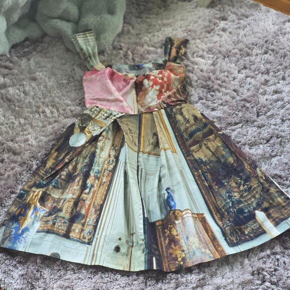 NWT Vivienne Westwood Anglomania Women’s Liberty Dress, Salon Print -- 38, US 2 - Picture 13 of 15